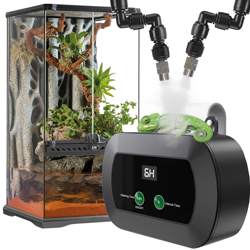 Automatic Reptile Mist Sprinkl - Terrarium Fogger Ultrasonic review and price