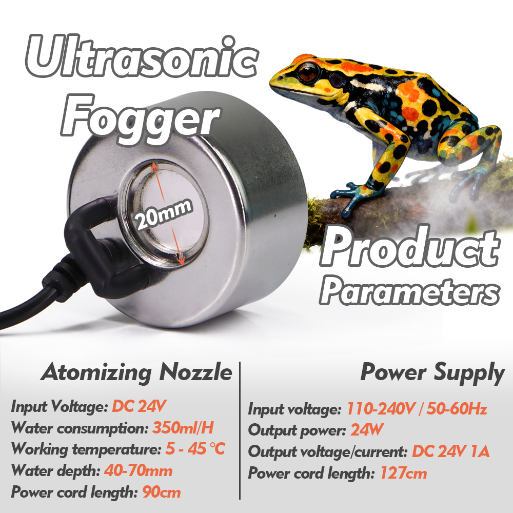 Ultrasonic Fogger w/ Water Sen - Terrarium Fogger Ultrasonic review and price