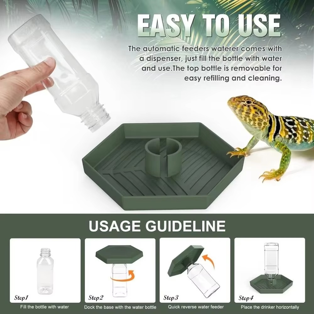 Feeding Supplies Automatic Tur - Water Dish Reptile review and price