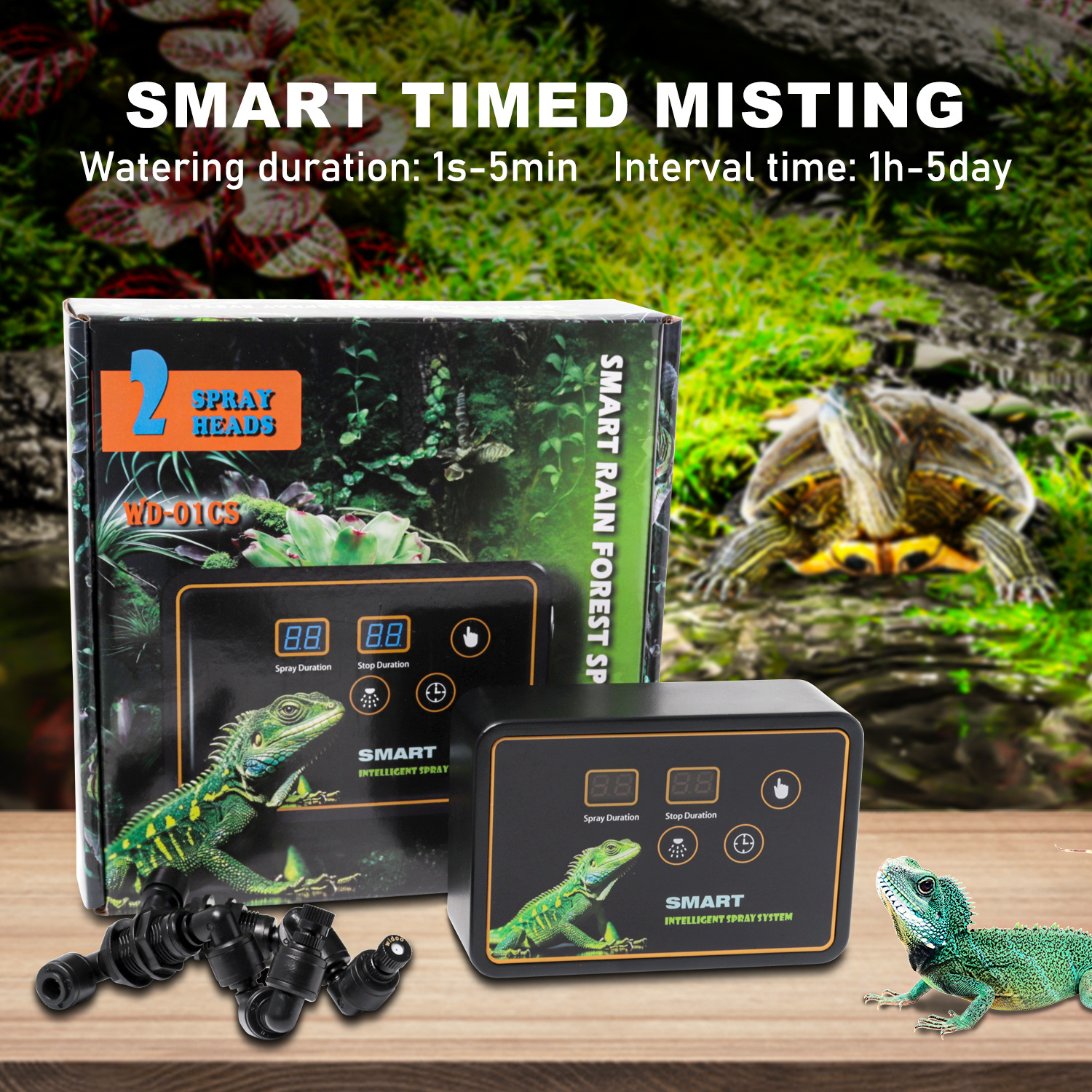 Automatic Reptile Spray System - Terrarium Fogger Ultrasonic review and price