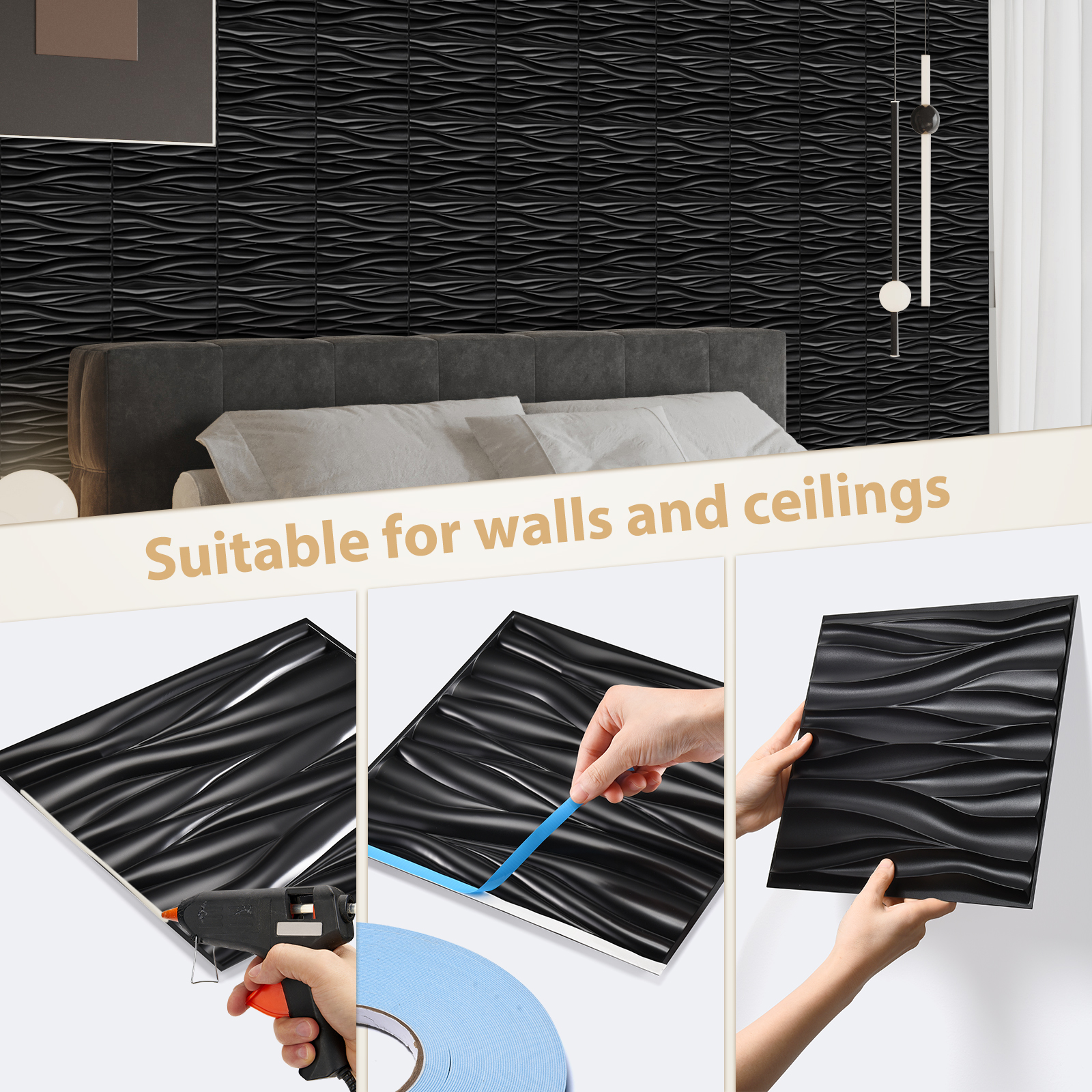 12/20/30 Pack Decorative 3D Wa - Pvc Panel Background review and price