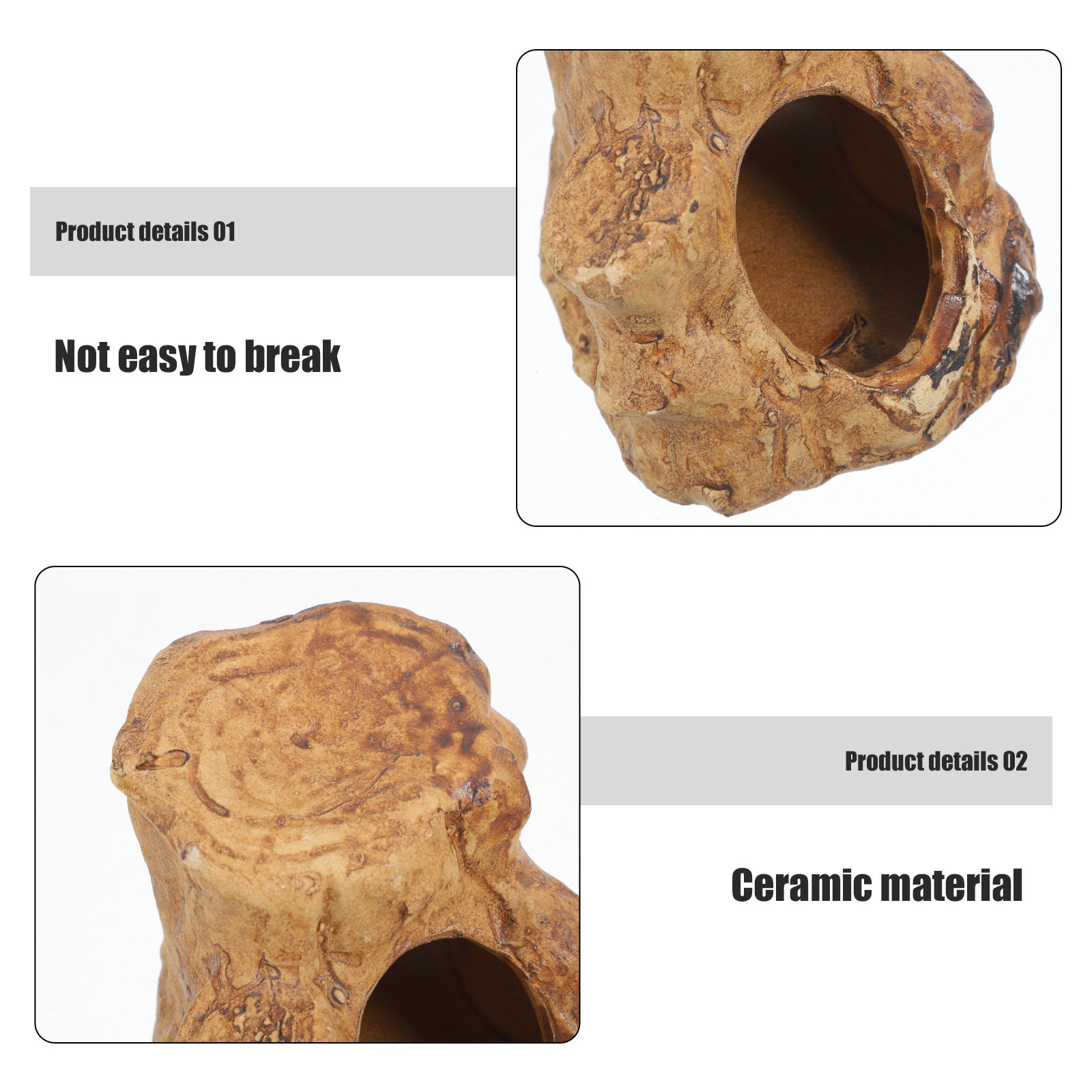 Natural-Looking Ceramic Fish T - Hide Cave Ceramic review and price